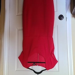 Express red sweetheart pencil dress Large
